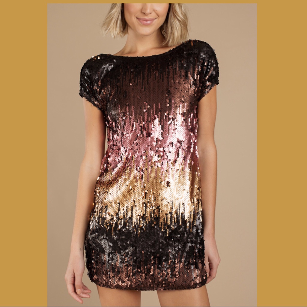 chinese dress ladies Tobi Lace-Up Bodycon Sequin Party Dress